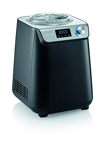 SEVERIN Compact Ice Cream Maker & Yogurt Maker, Space-Saving Ice Cream Maker with Compressor in Slim Design, 2-in-1 Ice Cream Maker and Yogurt Maker, EZ 7407 on Sale